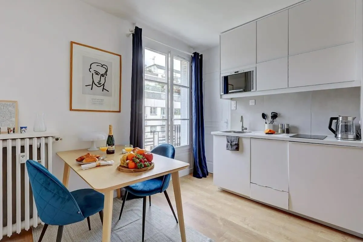 Plantes 1br Cozy Flat Apartmán Paříž